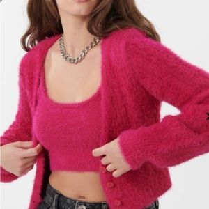 FUZZY BARBIE PINK SET - GARAGE 💕